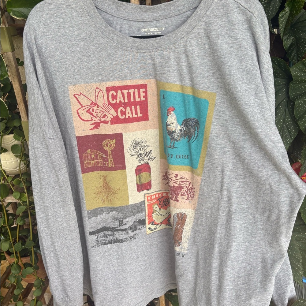 Ariat Oversize Fit Gray Shirt